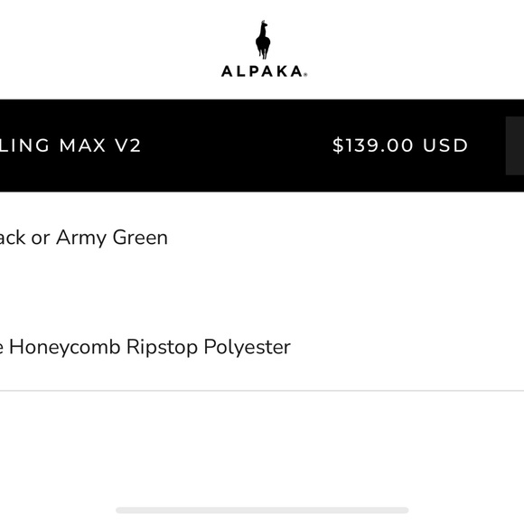 Alpaka Bravo Sling Max V2 NWT - Picture 9 of 13